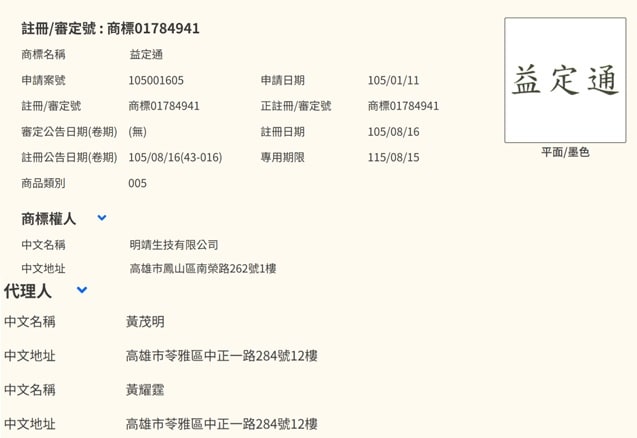 多位商標代理人的實際案例